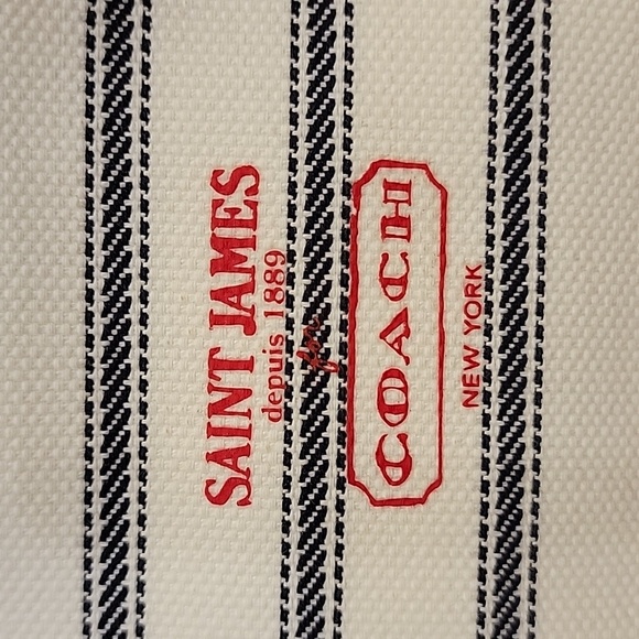 Coach St James Legacy Limited Edition Red White Blue Clutch - Picture 5 of 11